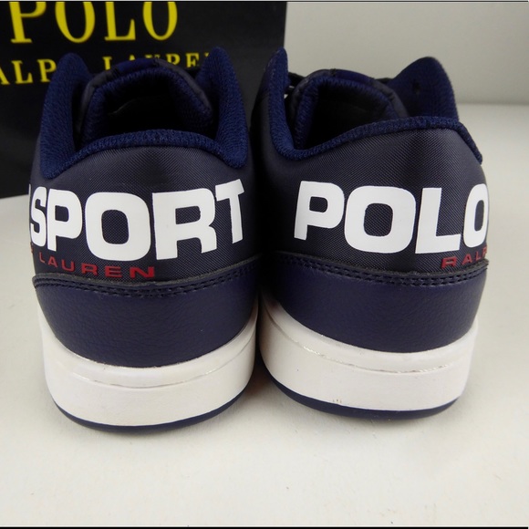 Polo Ralph Lauren Sport Belden Sneakers Shoes NIB - Picture 7 of 9